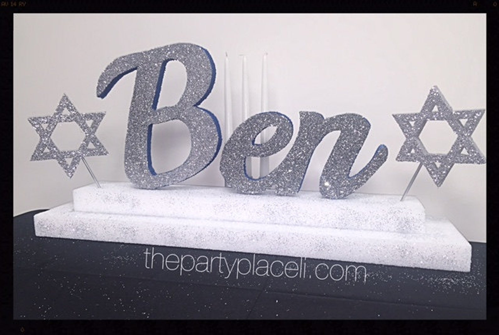 Bar Mitzvah Candle Lighting Centerpiece Candelabra Ceremony Etsy