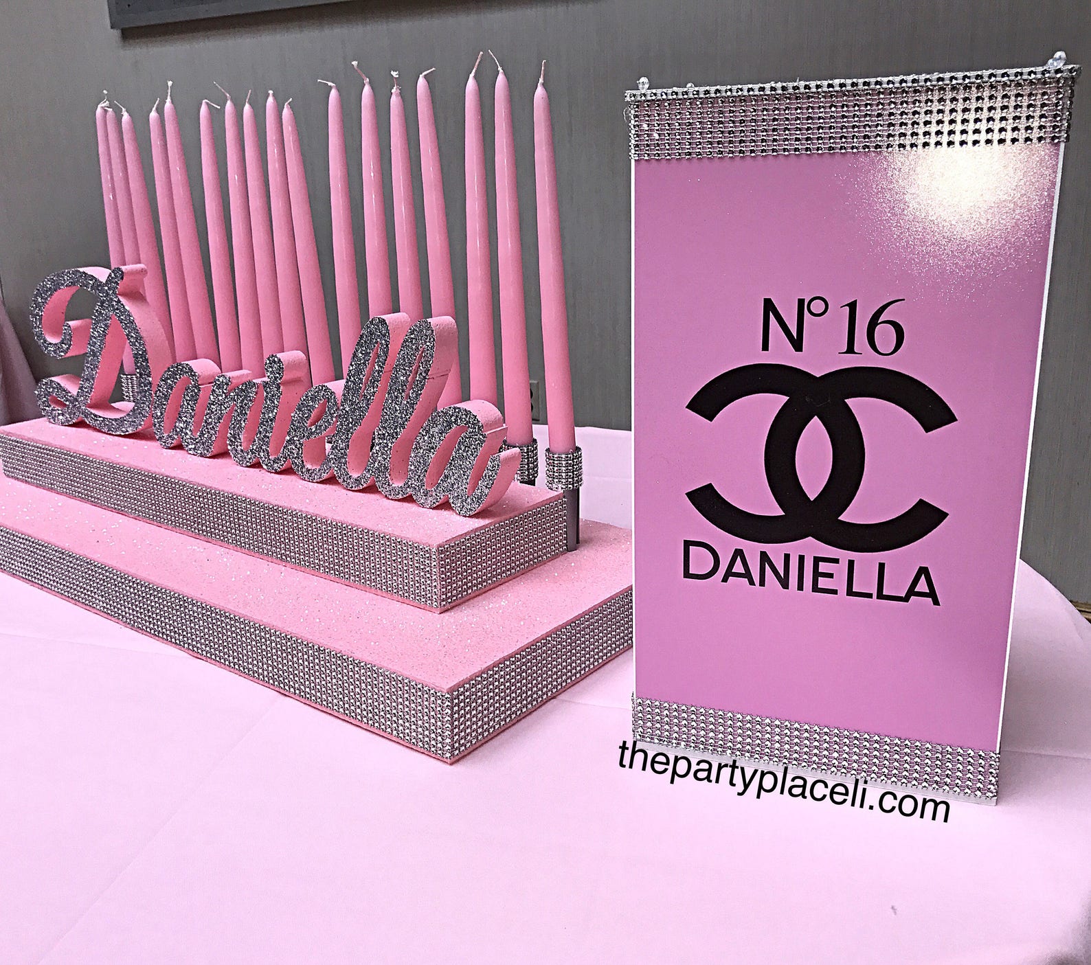 Sweet 16 Candelabra Quinceanera & Mitzvah Candle Lighting Etsy