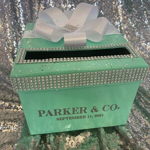 Wedding or Special Event Card Box Gorgeous! Hand Painted With ...