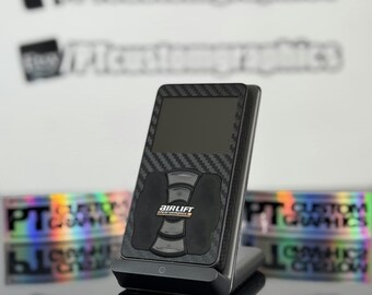 Black Matte Texture Carbon Fiber - Air Lift Performance 3P/3H Controller Skin