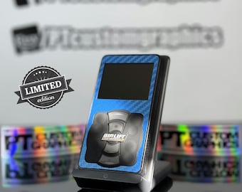 Blue Matte Texture Carbon Fiber - Air Lift Performance 3P/3H Controller Skin - LIMITED EDITION