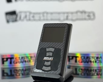 Black Gloss Carbon Fiber - Air Lift Performance 3P/3H Controller Skin