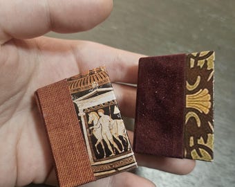 Tiny handbound books - classical themed