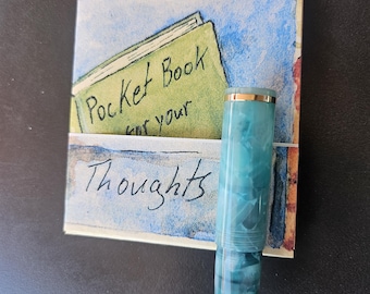 Pocketbook For Your Thoughts- a mini zine for reflection and organization