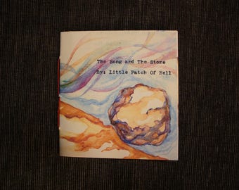 The Song and The Stone- watercolor illustrated zine about quitting