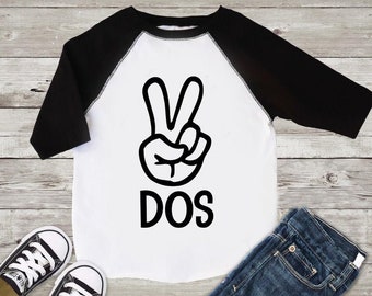 Age 2 Years Old Toddler Shirt Second Birthday Girl or Boy Shirt cute /& funny Im This Many 2