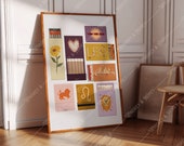 Leo Zodiac Poster | Matchbook Art Print, Trendy Bar Cart (Digital Download)
