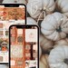 Boho Autumn Aesthetic IOS 14+ Icons Pack 