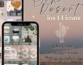 Boho Desert Icons Pack | android and ios 14 icons