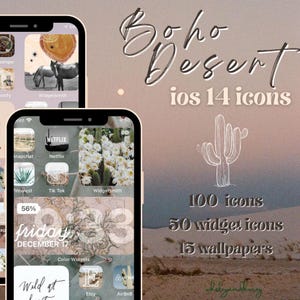 Boho Desert Icons Pack | android and ios 14 icons