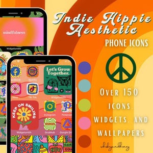 Indie Hippie App Icons | IOS, Android (Digital Download
