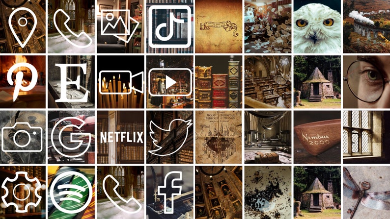 Иконки для приложений по гарри поттеру. Приложения harry potter. Живые обои гарри поттер для андроид. Иконки для приложений в стиле гарри поттера. Гарри поттер школа магии и волшебства.