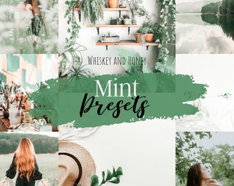 4 Mobile/Desktop Lightroom Presets "Mint"