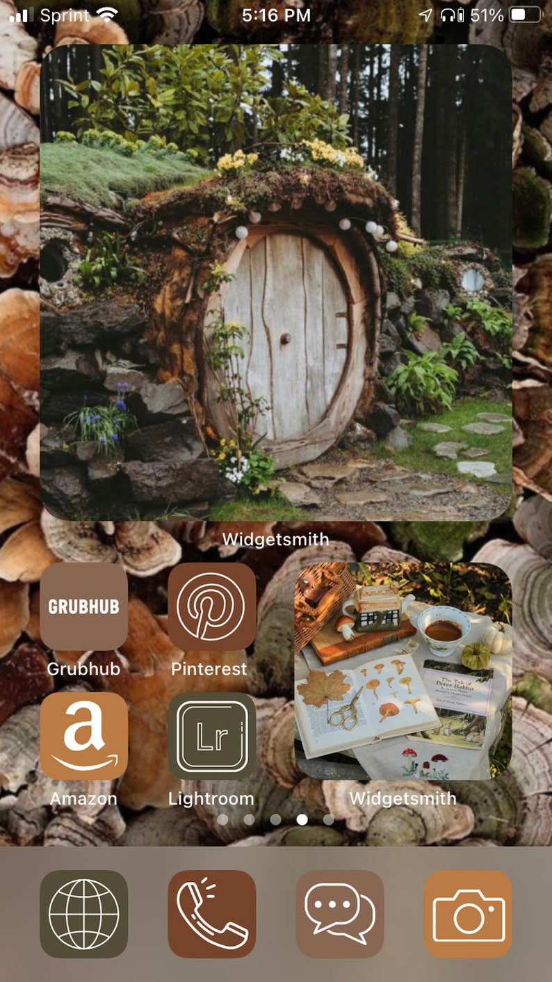 Fall Cottage Core Aesthetic IOS 14 Pack image 7