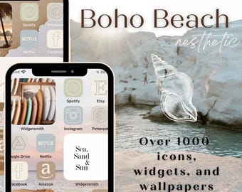 Boho Strand IOS 14 Iphone Icons