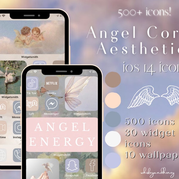 Angel-Core Aesthetic IOS 14 Icons Pack