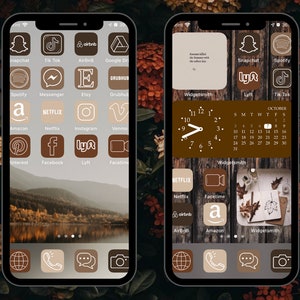 Rustic Fall Aesthetic IOS 14 Icons Pack / Phone Icons - Etsy
