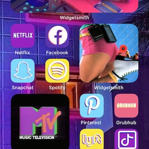 80s Aesthetic App Icons: IOS 14, Wallpapers (Digital Download) image 6