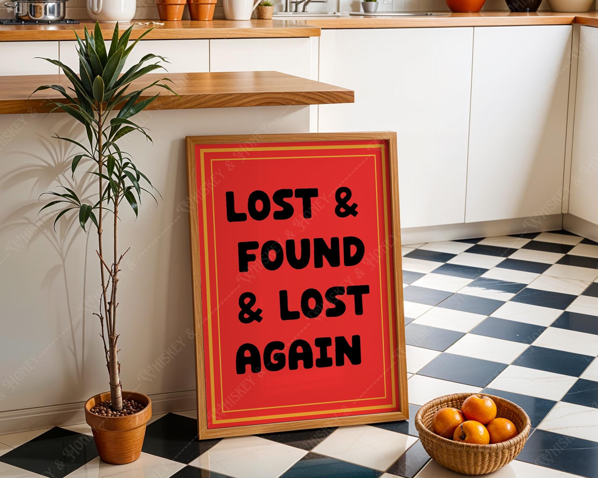Lost and Found Art Print | Trendy Gallery Wall Decor (digital Download ...