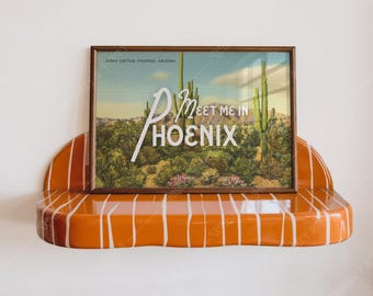 Stampa artistica di Phoenix, Arizona / Poster di viaggio vintage (download digitale)
