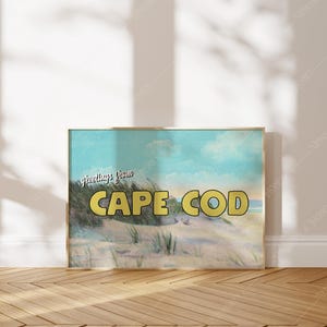 Download digitale / Stampa artistica vintage di Cape Cod / Poster vintage della spiaggia / Arte retrò / Arte delle cartoline vintage / Arte di viaggio / Poster della Florida