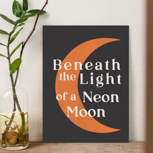 Neon Moon Western Art Print | Country Gallery Wall (Digital Download) image 5