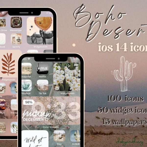 Boho Desert Icons Pack | android and ios 14 icons