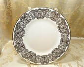 Waterford Lismore Lace Platinum Salad Desert 8 quot Plate Fine Bone China