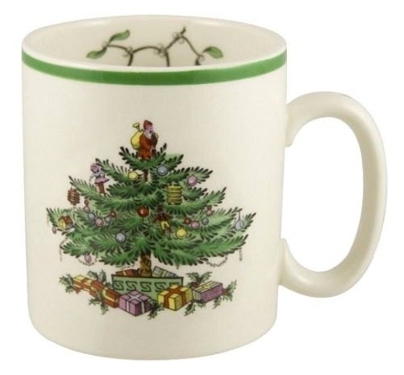 Spode Christmas Tree Porcelain Mug/Cup made in England | Etsy