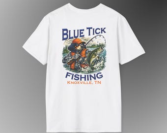 Blue Tick Outdoors - Fishing Graphic T-shirt - Knoxville, TN