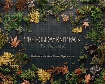 The Holiday Knit Pack for Procreate