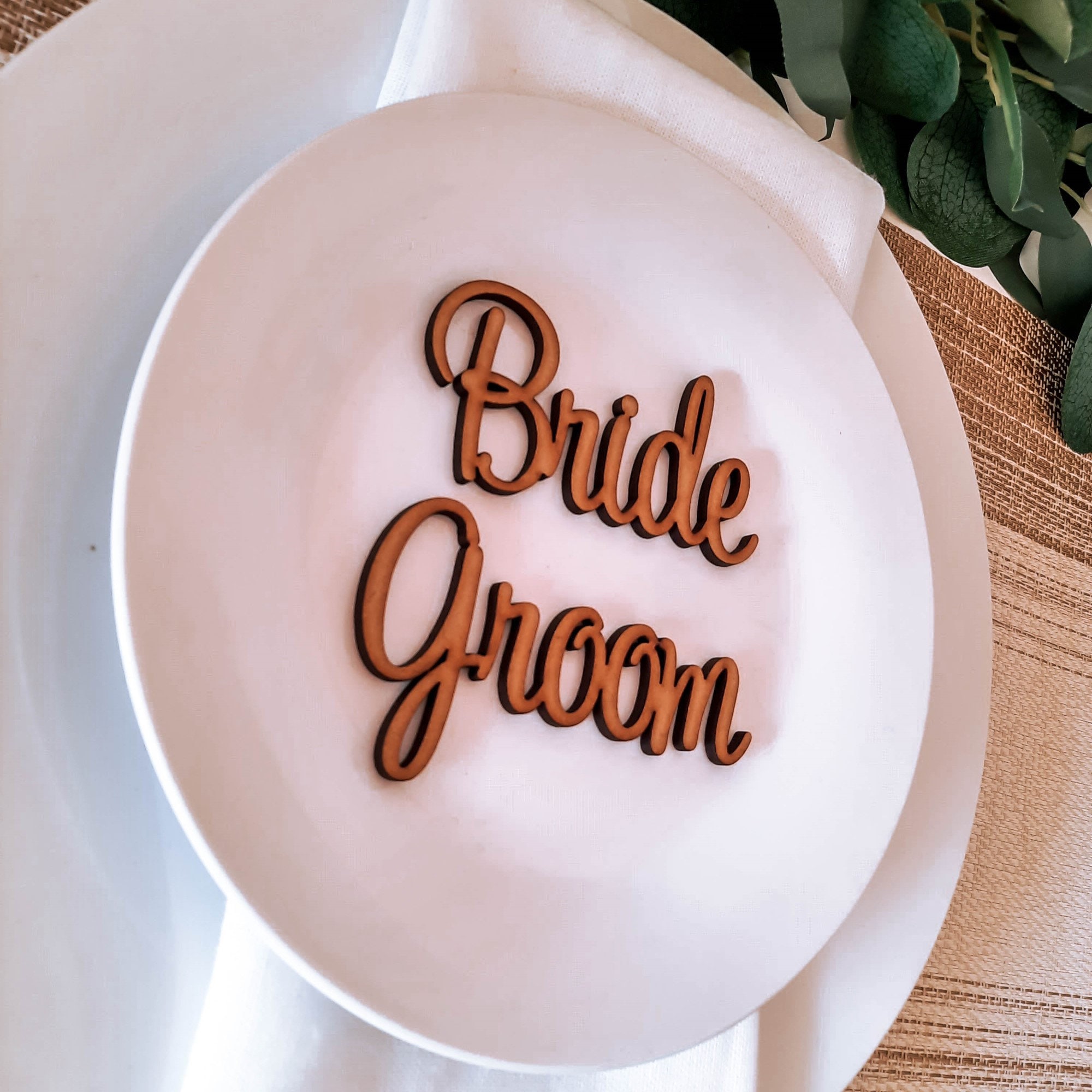 Wooden Name Place Cards / Laser Cut Names / Personalised Etsy Australia