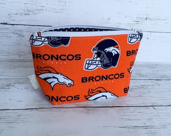 NFL Denver Broncos Zipper Pouch