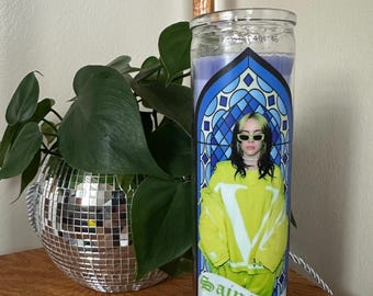Billie Eilish Prayer Candle