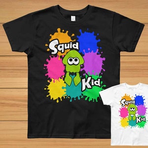 Splatoon Kids Shirt/Splatoon 2 Shirt/Splatoon Kids Clothes/Splatoon 2/Squid Kid/Splatoon Squid/Splatoon Shirt/Gamer Kid