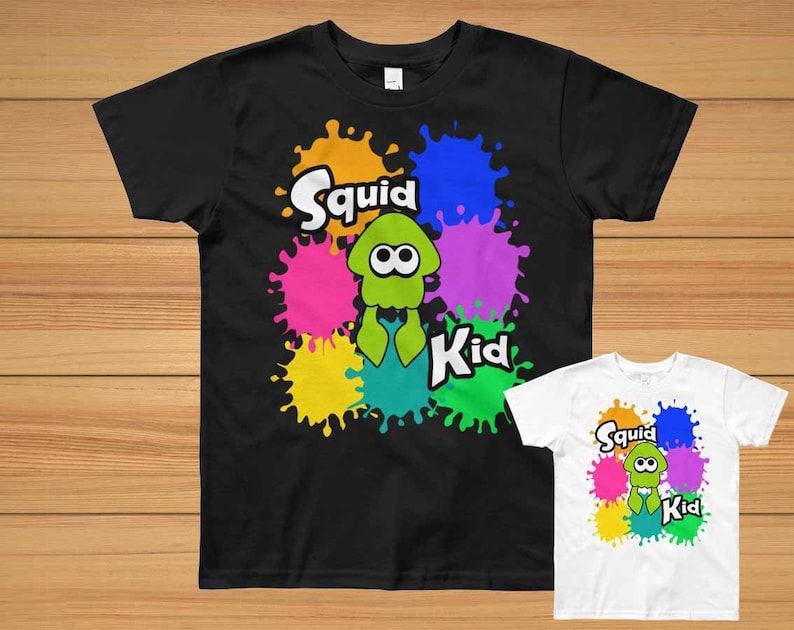 Splatoon Kids Shirt/splatoon 2 Shirt/splatoon Kids - Etsy