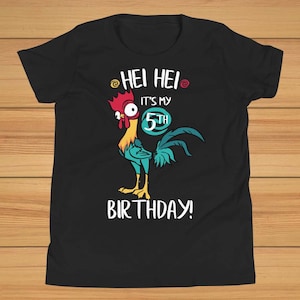 Moana Geburtstag Shirt - Hei Hei Geburtstag Shirt - Moana Hei Hei Shirt - Mädchen Hei Hei Shirt - Jungen Hei Hei Es ist mein Geburtstag Moana Geburtstag