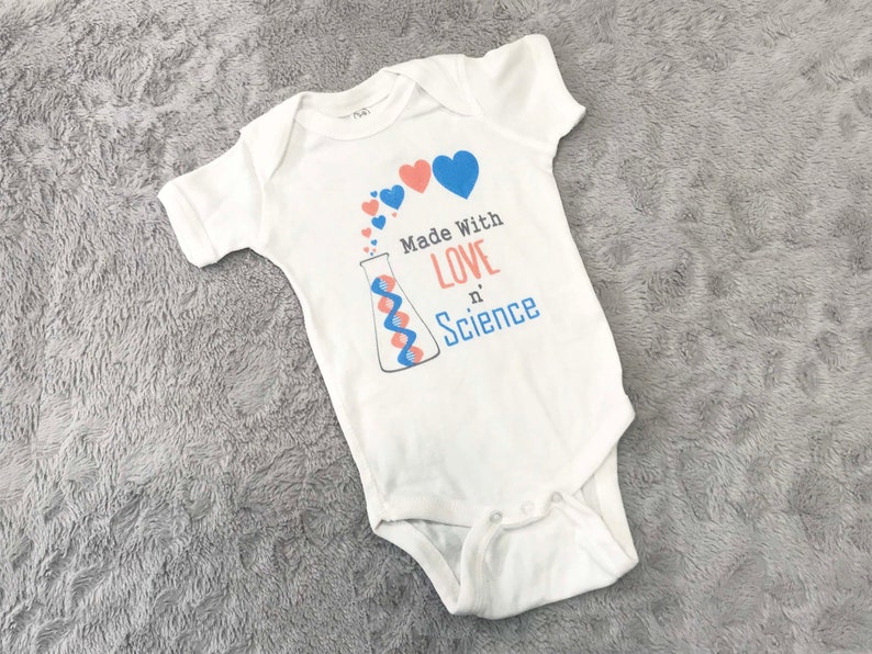 Made With Love and Science/ivf Baby Onesie/ivf Etsy