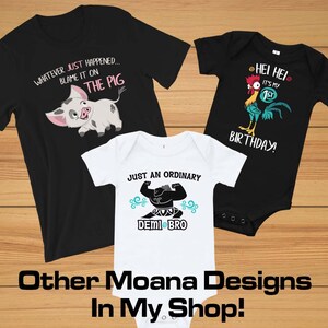 Moana Pua Whatever Just Happened Blame It On The Pig Shirt - Moana Kids Shirt - Moana Adult Shirts - Moana Womens Shirt - Moana Birthday image 2