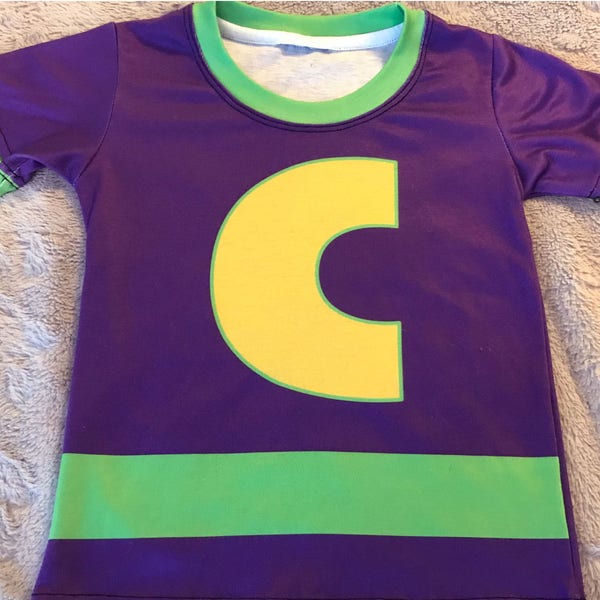 Cosplay Chuck E Cheese Style Children's Shirt - Birthday Shirt/ Halloween Costume -Chucky/Kids Boys Girls Toddler