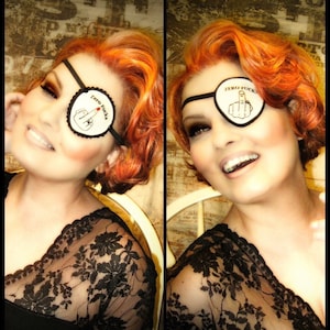 Middle Finger Eye Patch/eye cover /ocular aid / vision accessory / eye surgery / pirate/eye injury/eye fashion/eye patch/vision aid