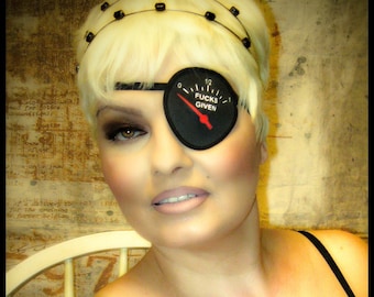 Gauge-Fucks Given Eye Patch /eye cover /ocular aid / vision accessory / eye surgery / pirate/eye injury/eye fashion/eye patch/vision aid