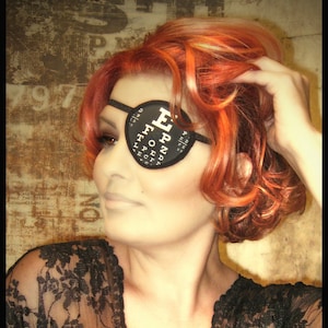 Vision Chart Eye Patch/eye cover /ocular aid / vision accessory / eye surgery / pirate/eye injury/eye fashion/eye patch/vision aid