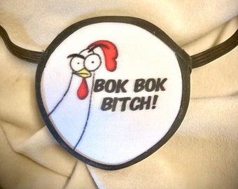 Bok Bok Bitch Eye Patch /eye cover /ocular aid / vision accessory / eye surgery / pirate/eye injury/eye fashion/eye patch/vision aid