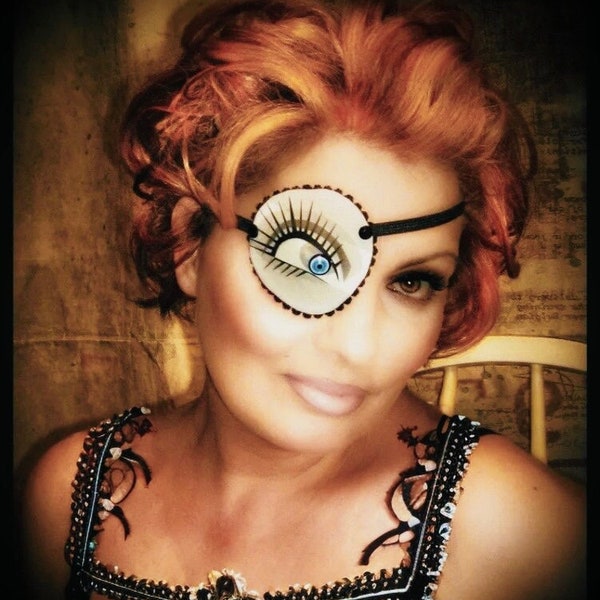 Evil Eye, Eye Patch /eye cover /ocular aid / vision accessory / eye surgery / pirate/eye injury/eye fashion/eye patch/vision aid