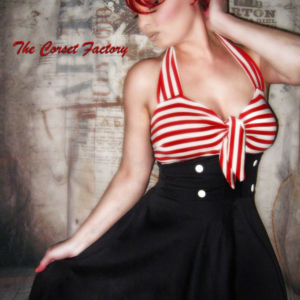 Rockabilly, Pinup 50's Sailor Skull dress