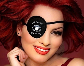 Eye On You Eye Patch/eye cover /ocular aid / vision accessory / eye surgery / pirate/eye injury/eye fashion/eye patch/vision aid