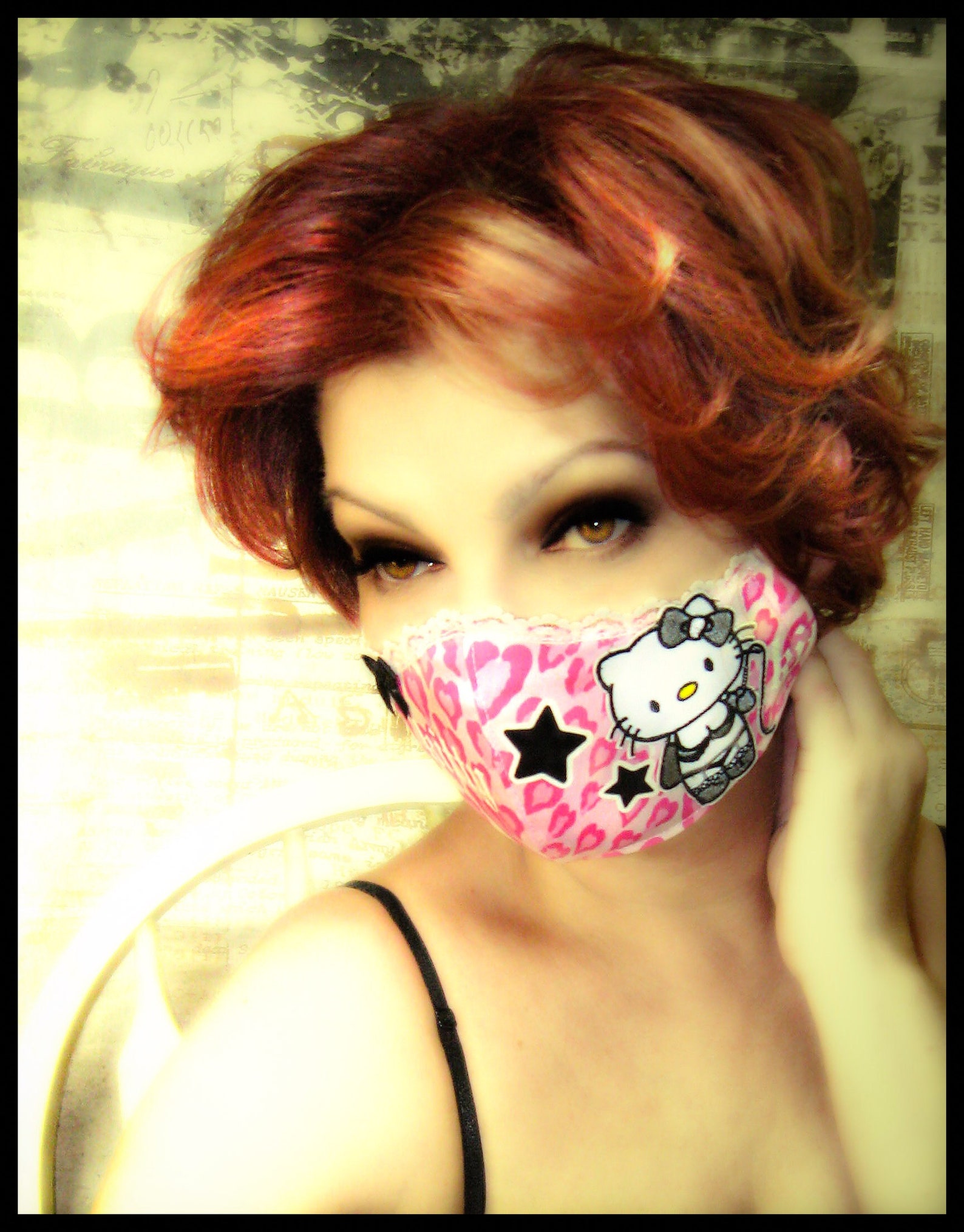 hello kitty cloth face mask