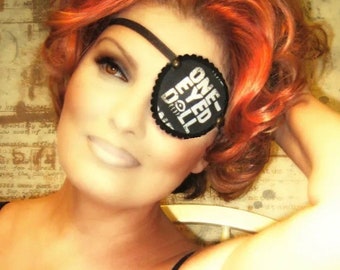 One Eyed Doll Eye Patch/eye cover /ocular aid / vision accessory / eye surgery / pirate/eye injury/eye fashion/eye patch/vision aid