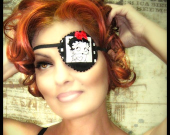 Betty Boop eye patch / eye cover / ocular aid / vision accessory